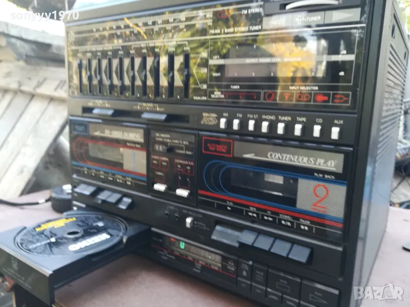 ГОЛЯМА УРЕДБА-ЦД/ДЕК Х2/ГРАМОФОН/ТУНЕР/УСИЛВАТЕЛ 3010241509, снимка 1