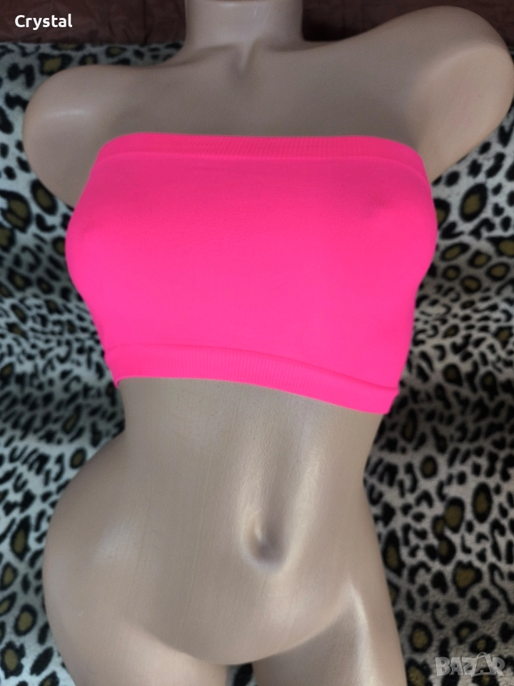 Неоново розово бюстие, снимка 1