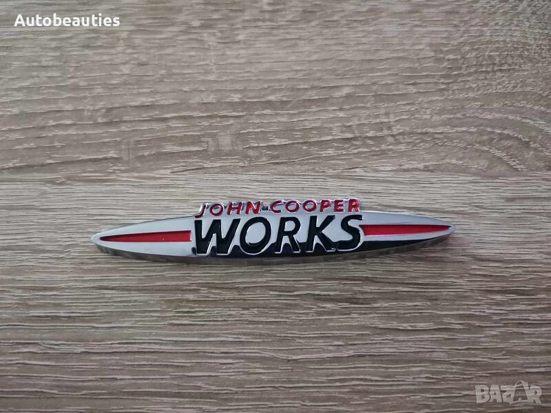 Емблема Mini Cooper John Cooper Works малък размер, снимка 1