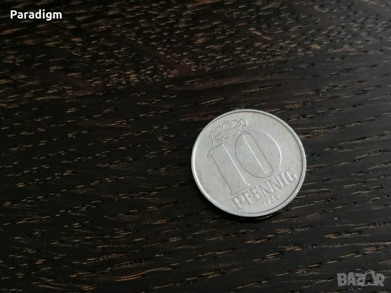 Монета - Германия - 10 пфенига | 1968г.; серия А, снимка 1