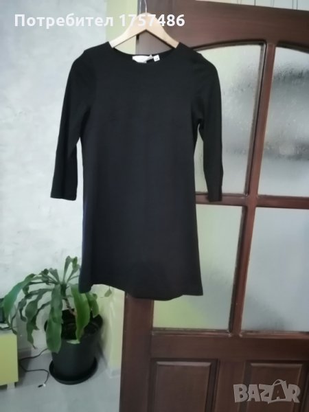 Черна рокля от трико H&M, снимка 1