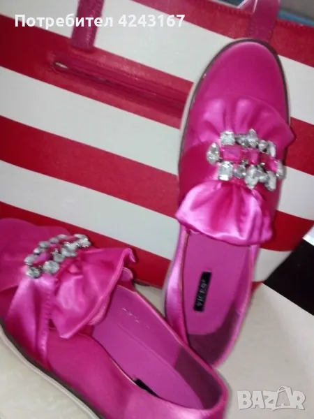 обувки от сатен, снимка 1