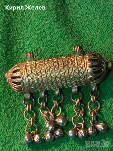 СТАРИННО ВЪЗРОЖДЕНСКО САЧАНЕНО УКРАШЕНИЕ НАКИТ РЯДКА МАЙСТОРСКА РЪЧНА ЕТНО - ИЗРАБОТКА САЧАН 46936, снимка 1