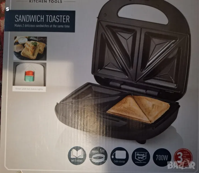 тостер за сандвичи на силвъркрест , снимка 1
