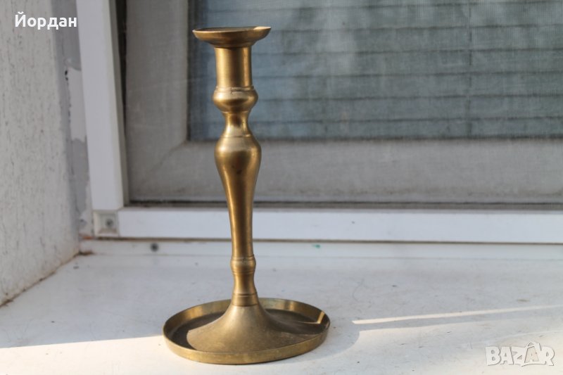 Месингов свещник , снимка 1