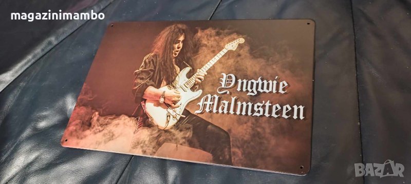 Yngwie Malmsteen-метална табела(плакет) НОВ МОДЕЛ 2024, снимка 1
