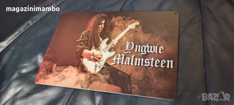 Yngwie Malmsteen-метална табела(плакет) , снимка 1