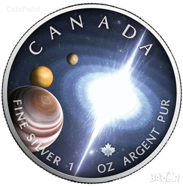 Сребърна монета 5$ Canada 2023 Pulsar Universe, снимка 1