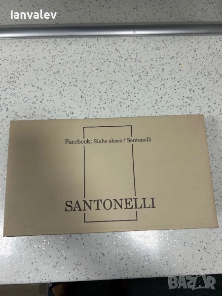 Дамски обувки от естествена кожа марка Santonelli, снимка 1