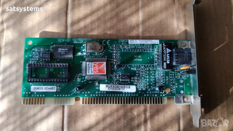 TRENDnet TE-16XP/T REV-B1 16-bit ISA Network Controller Card, снимка 1