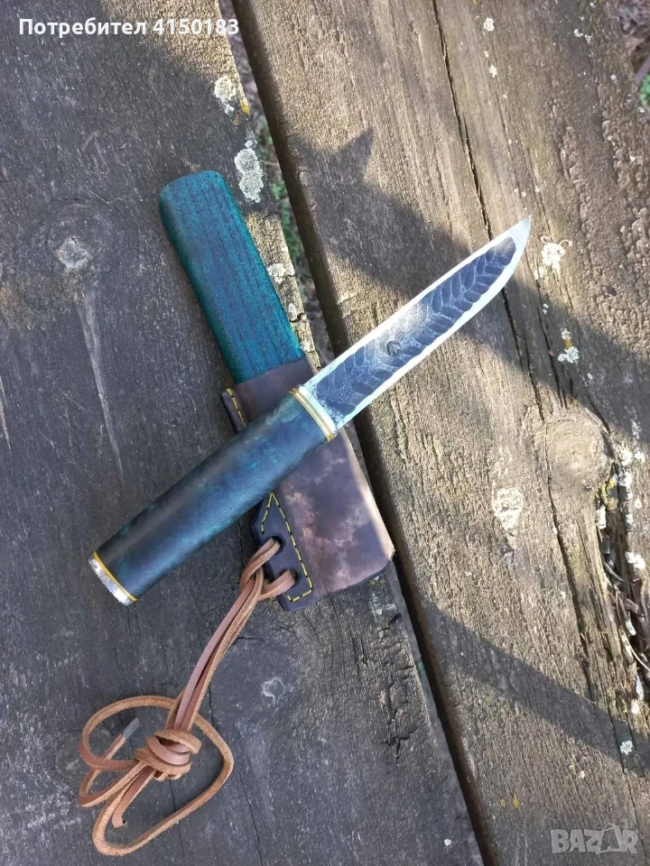 кован нож Якут от ШХ15 , снимка 1