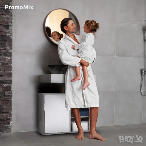 Шкаф за баня Relaxdays 10023723 Долен шкаф за мивка , снимка 1