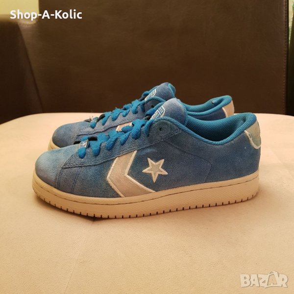 Original Retro Vintage OG 1990s CONVERSE ALL-STAR One Star Blue Suede Leather Low Top Sneakers , снимка 1
