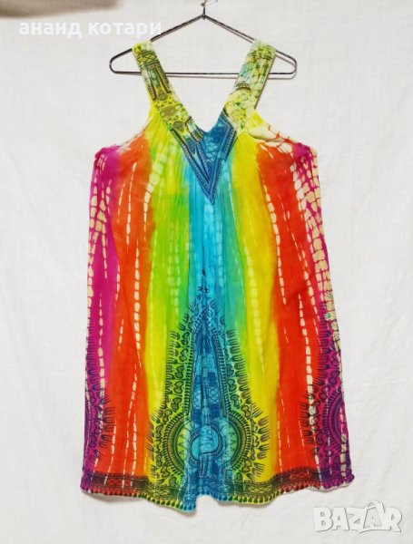 Лятна рокля / туника от естествена материя (98-103), снимка 1