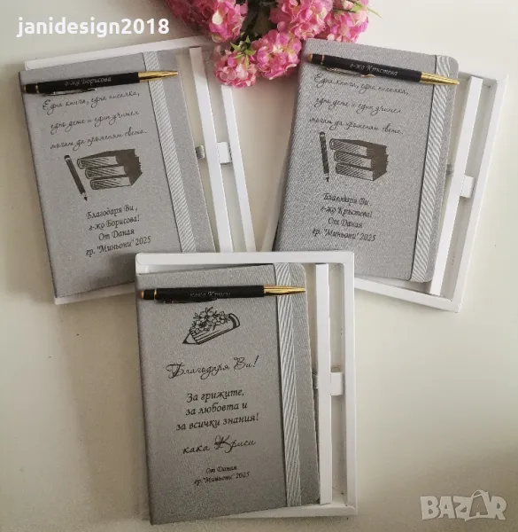 Подаръчен комплект за госпожите и лелите за завършване на детска градина, снимка 1