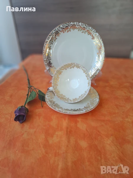 Троен порцеланов сет, снимка 1