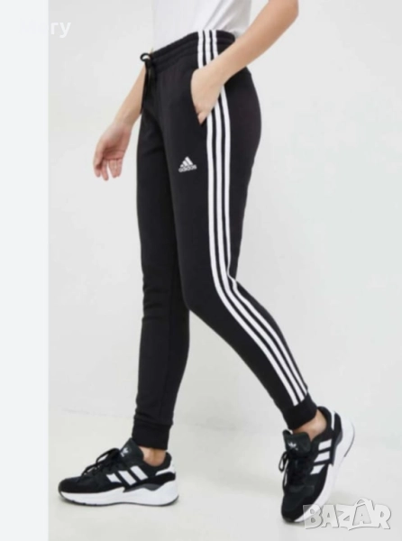 Дамско памучно долнище Adidas Essentials Slim Fit – L, снимка 1