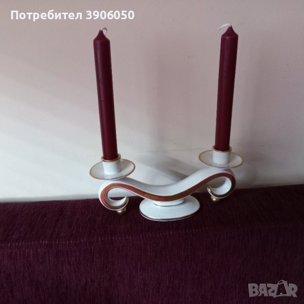 Антикварен свещник , снимка 1