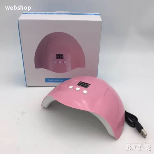 ПРОМО!! Печка за маникюр SUN X4 ,UV уред за изпичане на гел лак 54W, снимка 1