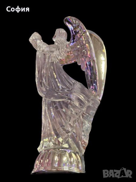 Декоративна стъклена фигура Ангел, снимка 1