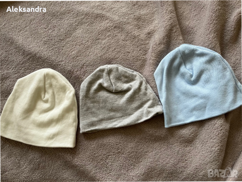 НОВИ шапки за новородено, снимка 1