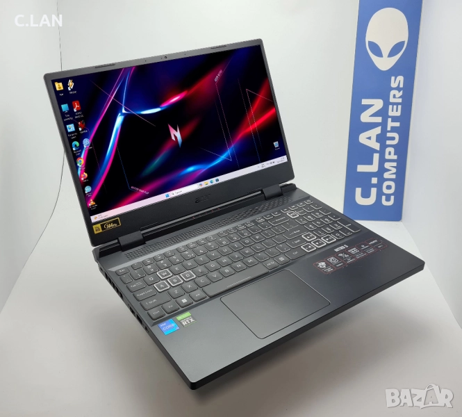Acer Nitro 5 AN515-58 i7 12700H/16GB/512SSD/RTX 3070Ti-8GB/FHD/144Hz, снимка 1