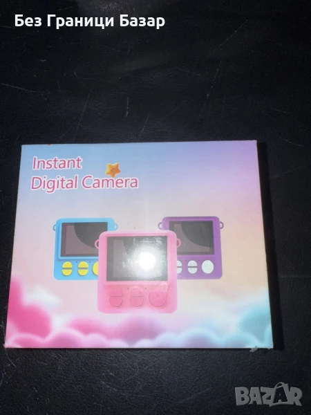 Нова Камера за незабавен печат с 3 ролки хартия Фотопринтер фотоапарат, снимка 1