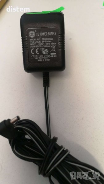 Захранване ITE G060030D22 SNG 04 EA 6 V 300mA, снимка 1