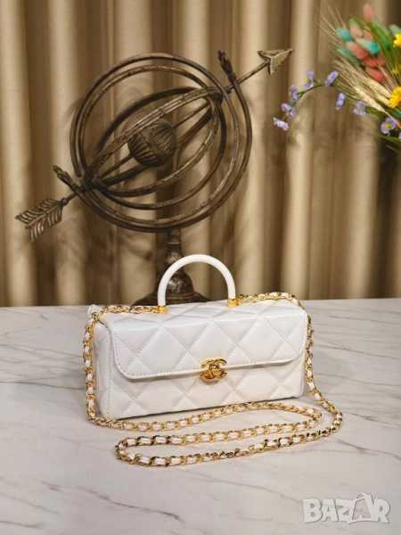 чанти CHANEL - Leather Box Bag Small ↔️ 22 cm ↕️ 10 cm , снимка 1