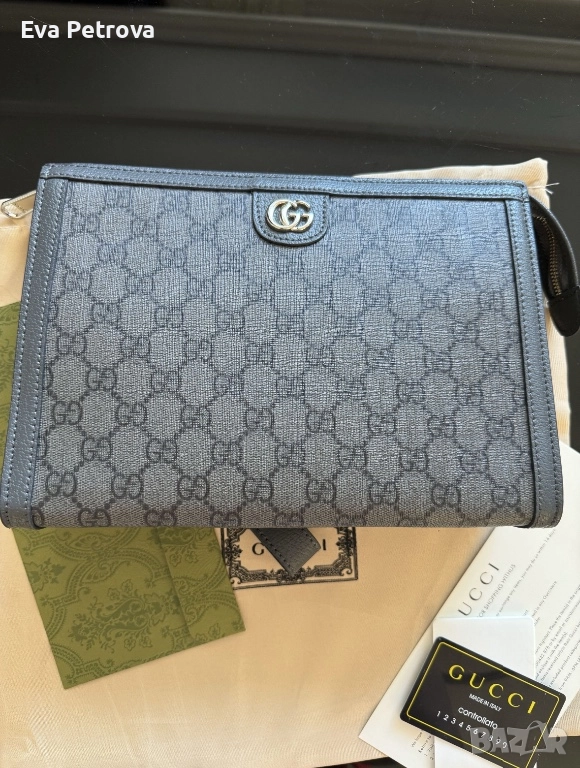Gucci Ophidia унисекс мъжки клъч чанта, снимка 1