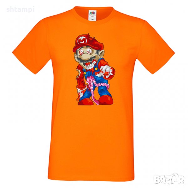 Мъжка тениска Mario Zombie 6 Игра,Изненада,Подарък,Празник,Повод, снимка 1