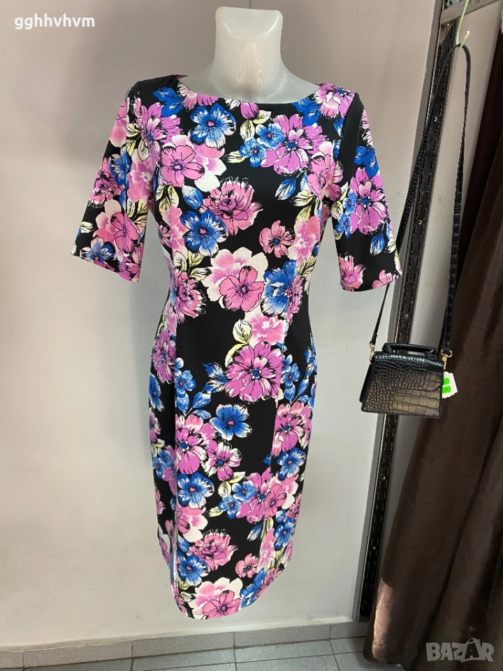 Рокля на цветя с/м, снимка 1