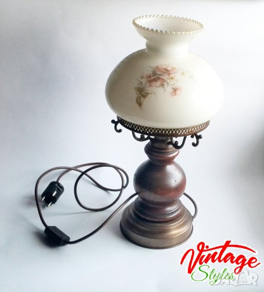 Голяма настолна винтидж лампа, снимка 1