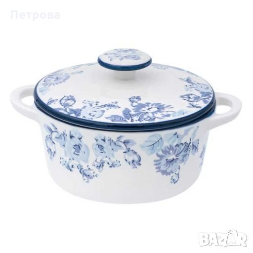 Купа за супа с капак/Керамична купа за супа с капак-600 мл., снимка 1