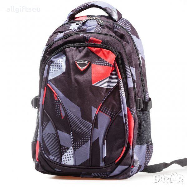 раница Bag 182-05 Red ripstop, снимка 1