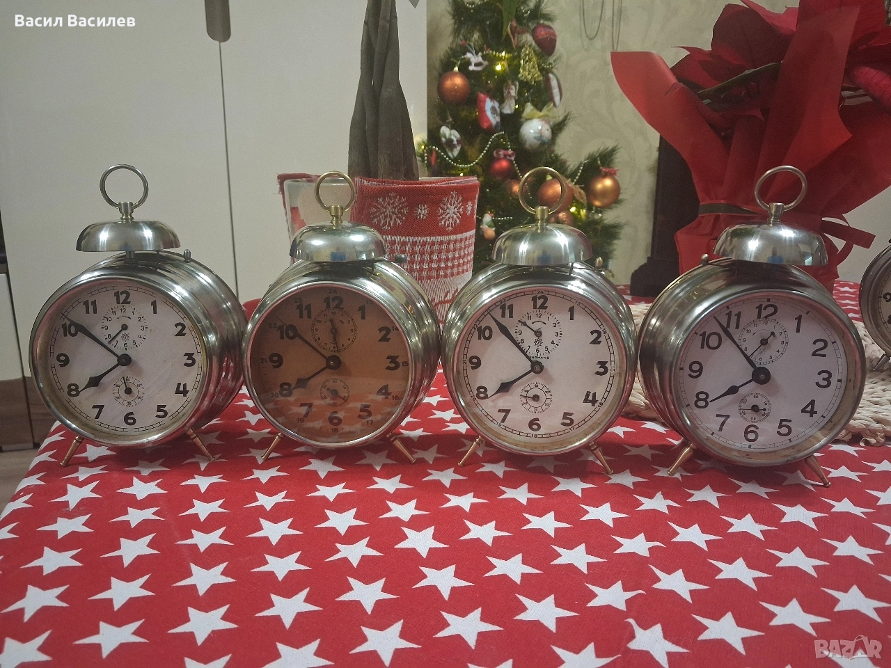 Продавам 4 броя немски будилници в колекционерски вид, снимка 1