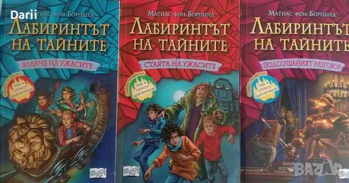 Лабиринтът на тайните. Книга 1-3 Влакче на ужасите, Подслушаният разговор, Стаята на ужасите, снимка 1