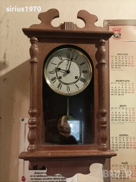 немски стенен часовник хермле, снимка 1