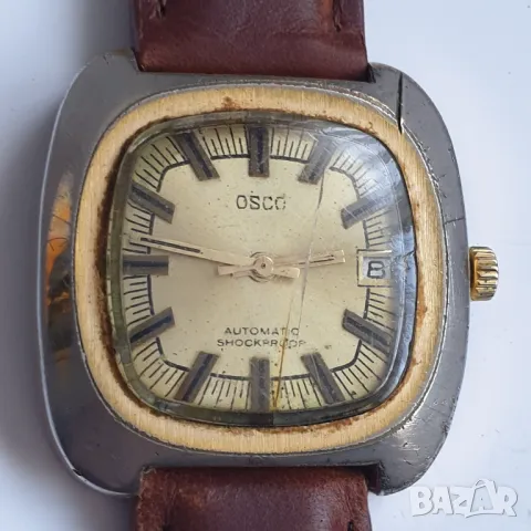 Мъжки часовник OSCO automatic 21 jewels, снимка 4 - Антикварни и старинни предмети - 48878547