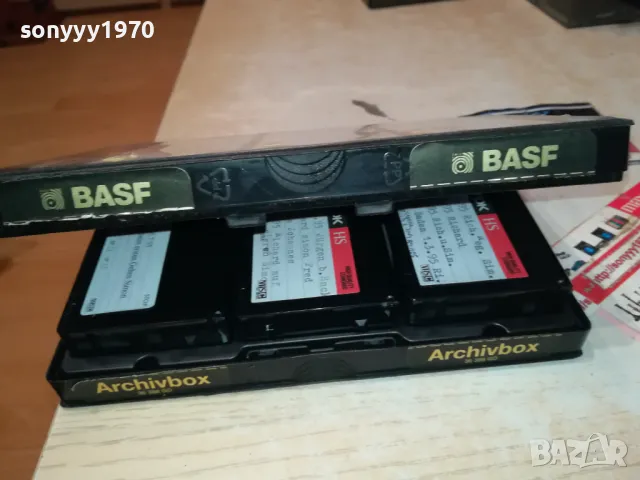 TDK BASF VIDEO VHS C TAPE X3 ВНОС GERMANY 2112241203, снимка 8 - Други жанрове - 48423615