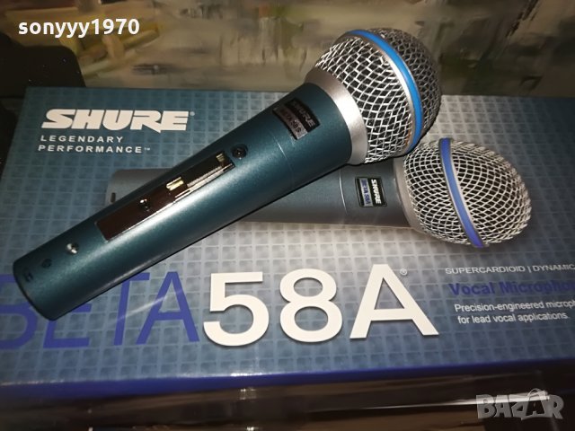 shure beta sm58s-VOCAL-profi microphone-внос швеицария, снимка 4 - Микрофони - 28533361