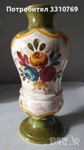 Красива италианска порцеланова ваза. , снимка 1