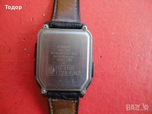 Оригинален радио управляем часовник Casio FKT Module 785, снимка 9 - Мъжки - 47481885