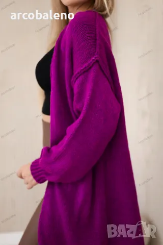 Дамска жилетка пуловер с мохер, 8цвята , снимка 5 - Жилетки - 47284016