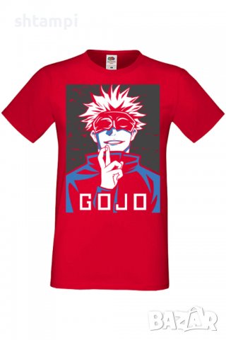 Мъжка тениска Jujutsu Kaisen Satoru Gojo,Анимация,игра,Празник,Повод,, снимка 3 - Тениски - 37936882