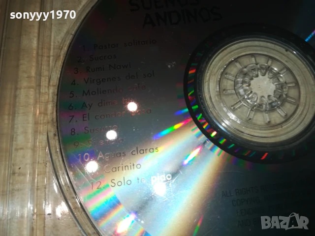 SUENOS ANDINOS CD 1506250939, снимка 10 - CD дискове - 50670222