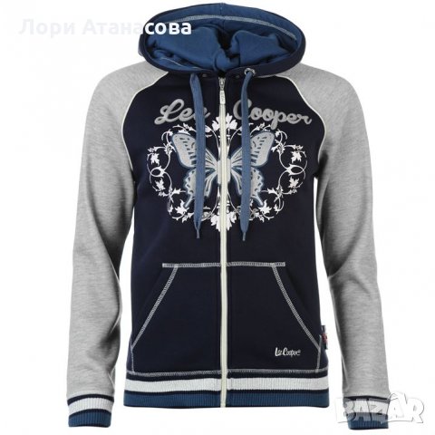 Суитчър в тъмносиньо сиво за спорт и туризъм " Lee Cooper ",внос от Англия