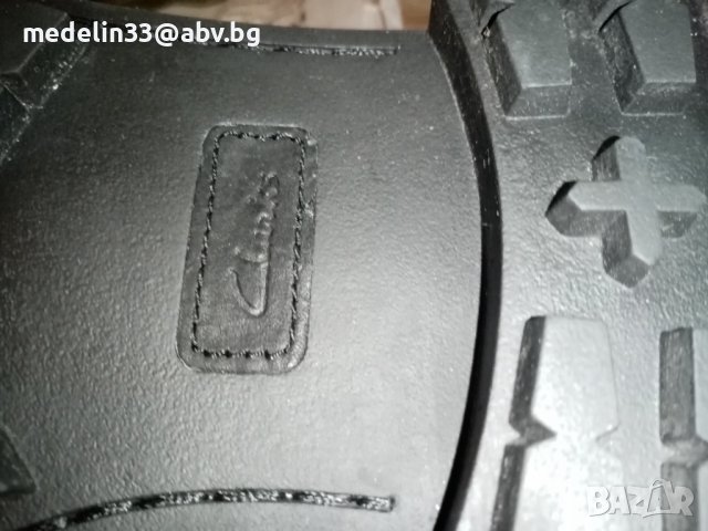 Мъжки боти Clarks 44 дебела естествена кожа, шити, нови, снимка 6 - Мъжки боти - 43695725