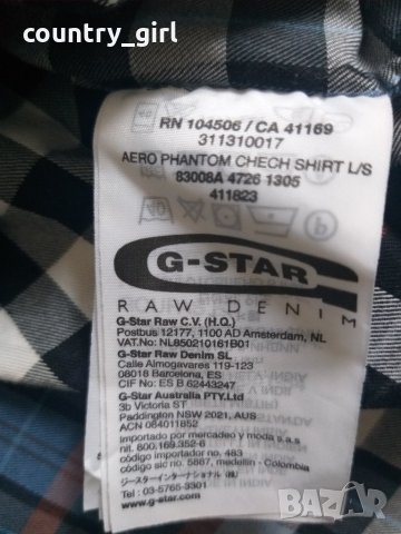 G-Star Raw Aero Phantom Men's Check Shirt - страхотна мъжка риза, снимка 7 - Ризи - 28643915