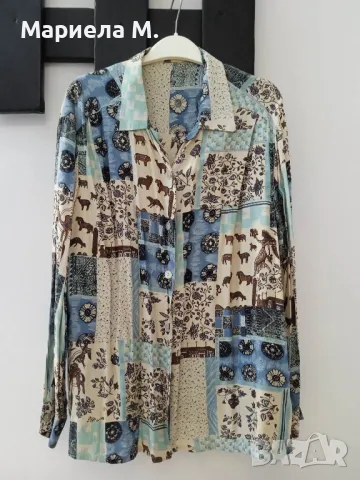 Памучна oversize риза, S